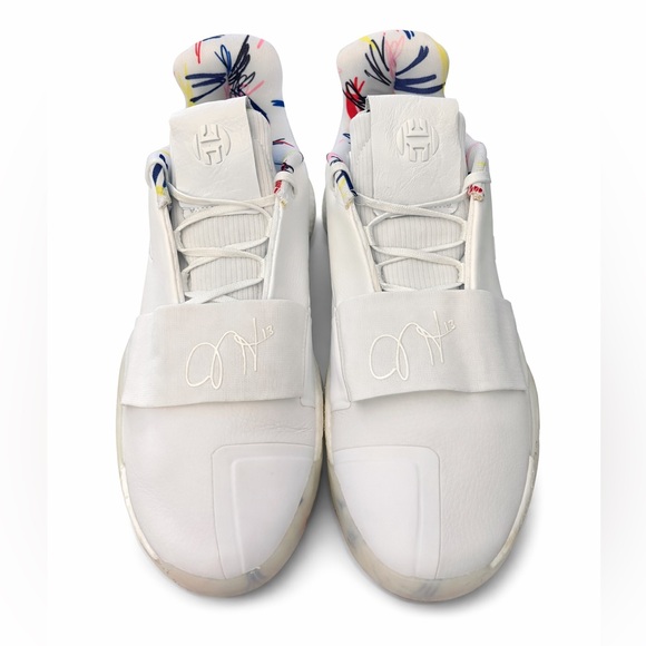 Adidas Harden Vol. 3 Doodle Cloud White Basketball Shoes Men’s 11 - Picture 2 of 7